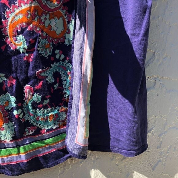 ANTHROPOLOGIE MAEVE Purple Bandana Paisley… - Picture 8 of 9